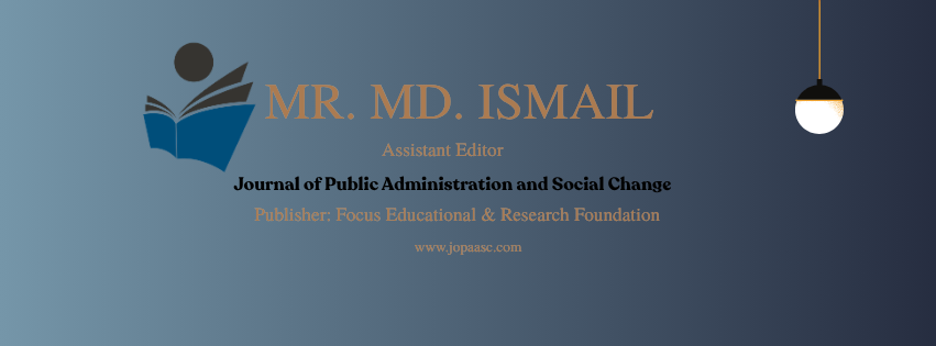 Assistant Editor — Mr. Md. Ismail